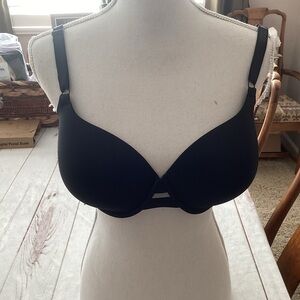 Warner's Elegant Black Bra